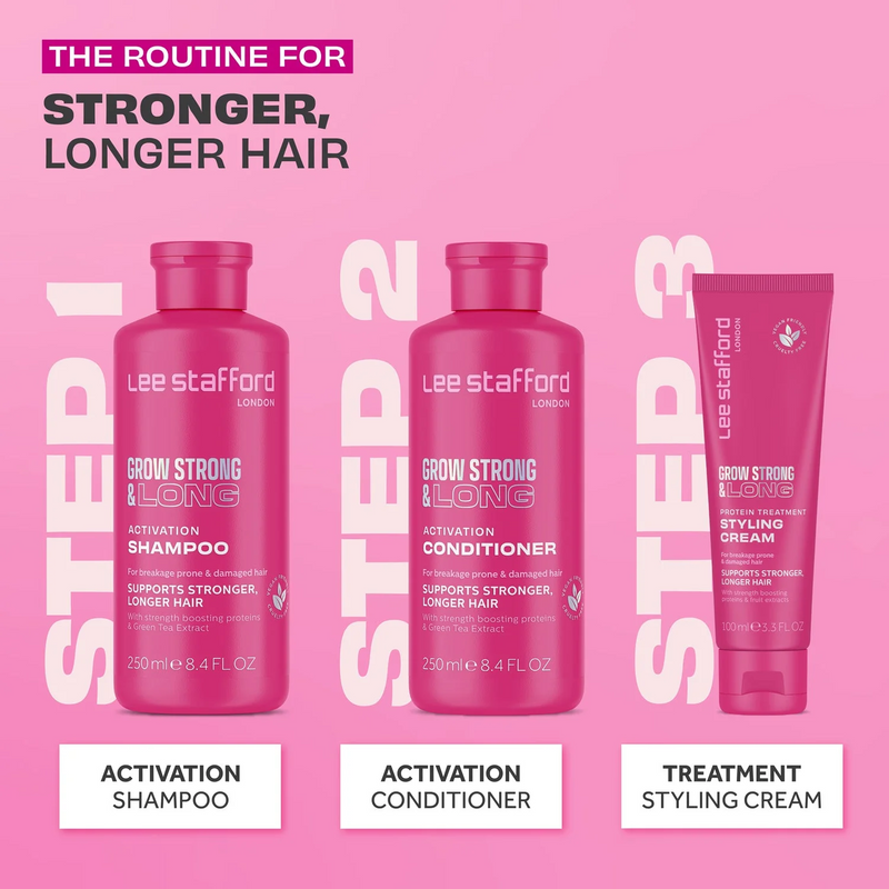 Крем протеїновий Lee Stafford Grow Strong & Long Protein Treatment Styling Cream для стайлінгу 1217 фото