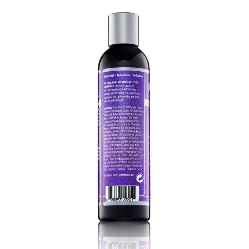 Шампунь, кондиціонер незмивний і розплутувач The Mane Choice Alpha Soft As Can Be Revitalize & Refresh 3-in-1 Co-Wash Leave In Detangler 13001 фото