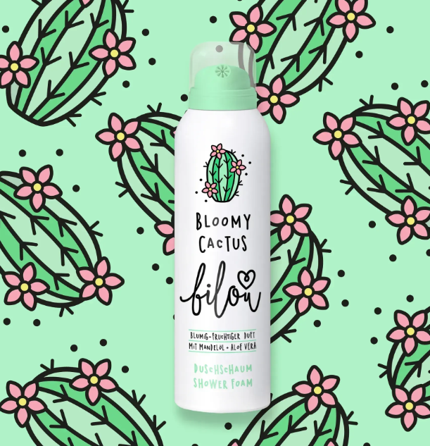 Пінка для душу Bilou Bloomy Cactus  0193_4 фото