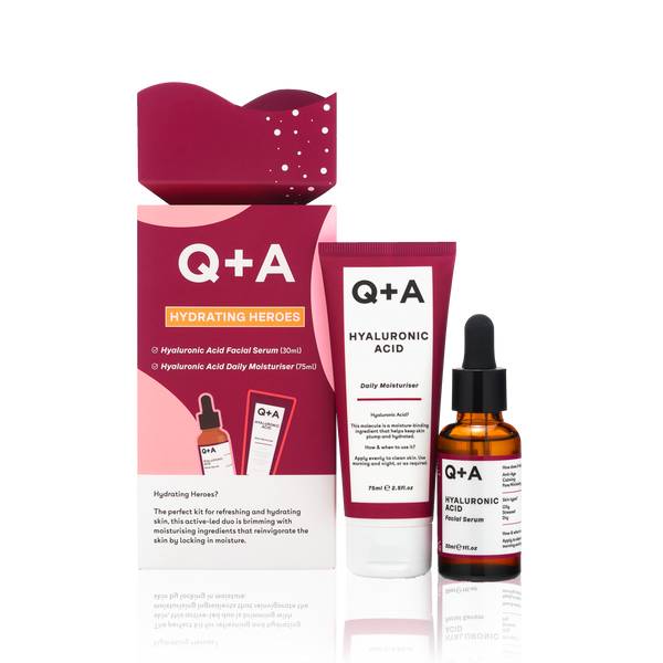 Подарунковий набір для зволоження шкіри Q+A Hydrating Heroes Gift Set qa4 фото