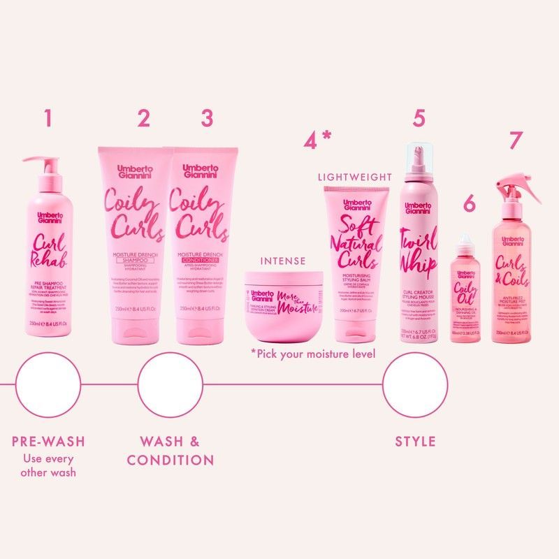 Мус для кучерів Umberto Giannini Coily Curls Twirl Whip Curl Creator Styling Mousse 03146 фото