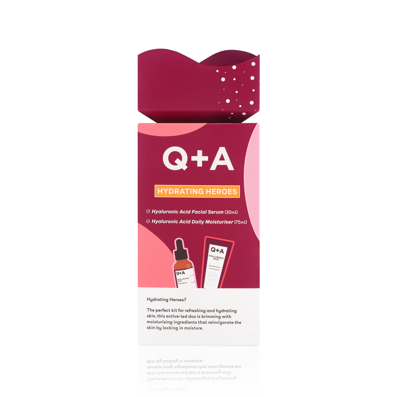 Подарунковий набір для зволоження шкіри Q+A Hydrating Heroes Gift Set qa4 фото