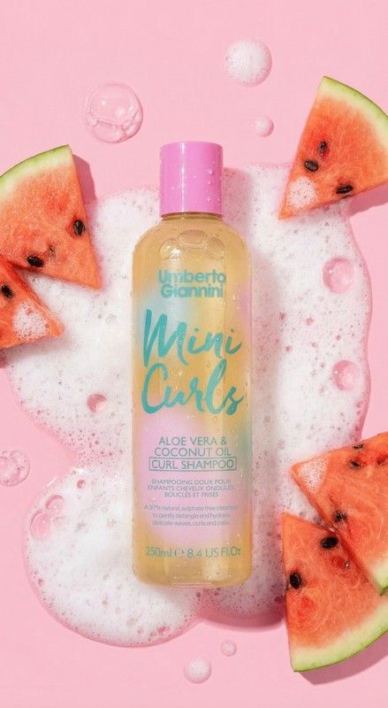 Дитячий шампунь для кучерявого волосся Umberto Giannini Mini Curls Shampoo 03147 фото