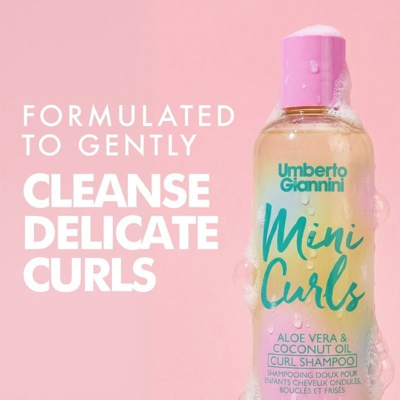 Дитячий шампунь для кучерявого волосся Umberto Giannini Mini Curls Shampoo 03147 фото