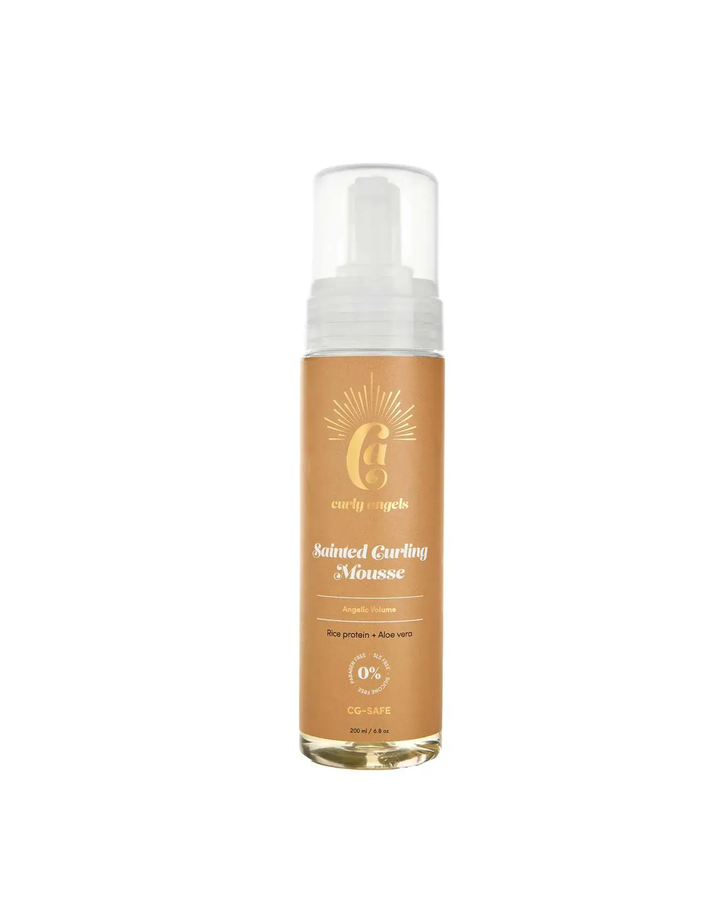 Мус для формування локонів Curly Angels Sainted Curling Mousse легка фіксація
