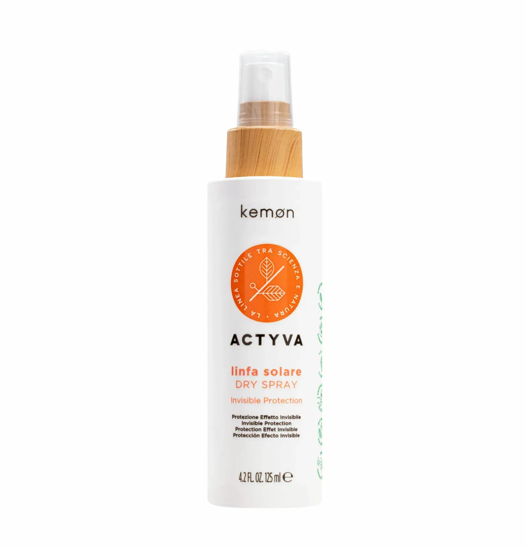 Сухий сонцезахисний спрей для волосся Kemon Linfa Solare Dry Spray – захист і блиск