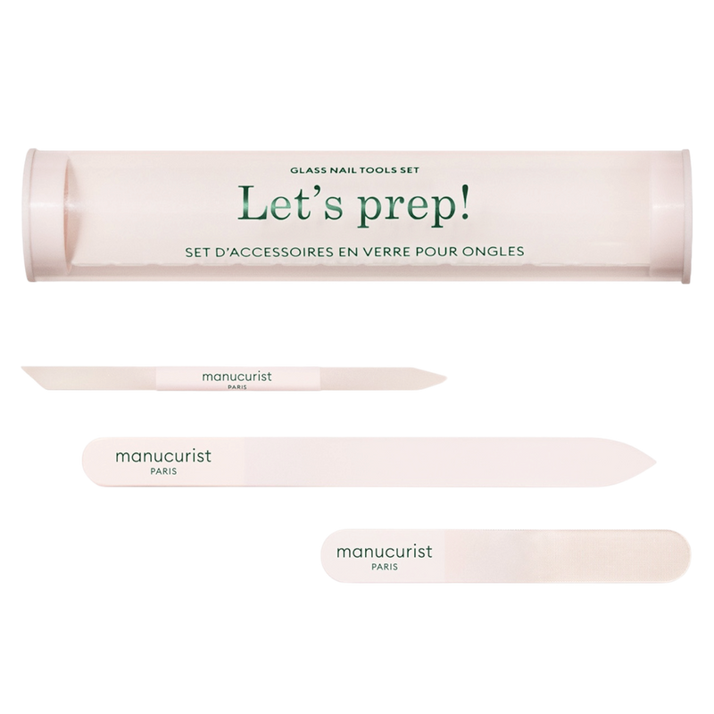 Набір аксесуарів для нігтів Manucurist Trio Glass Naip Preparation mc32 фото