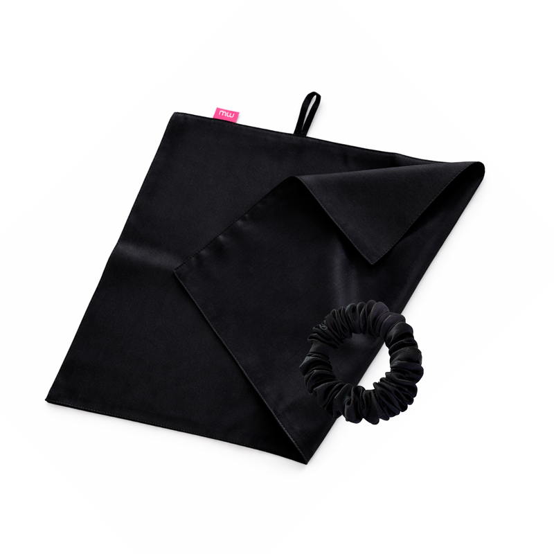 Сет шовкових виробів MALLOW silk&ndash; розкішний догляд для шкіри та волосся 301120 фото