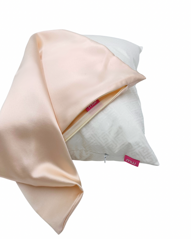 Набір MALLOW silk 42&times;32 см подушка з капоку і наволочка зі 100% шовку - турбота про Ваш сон 30113 фото