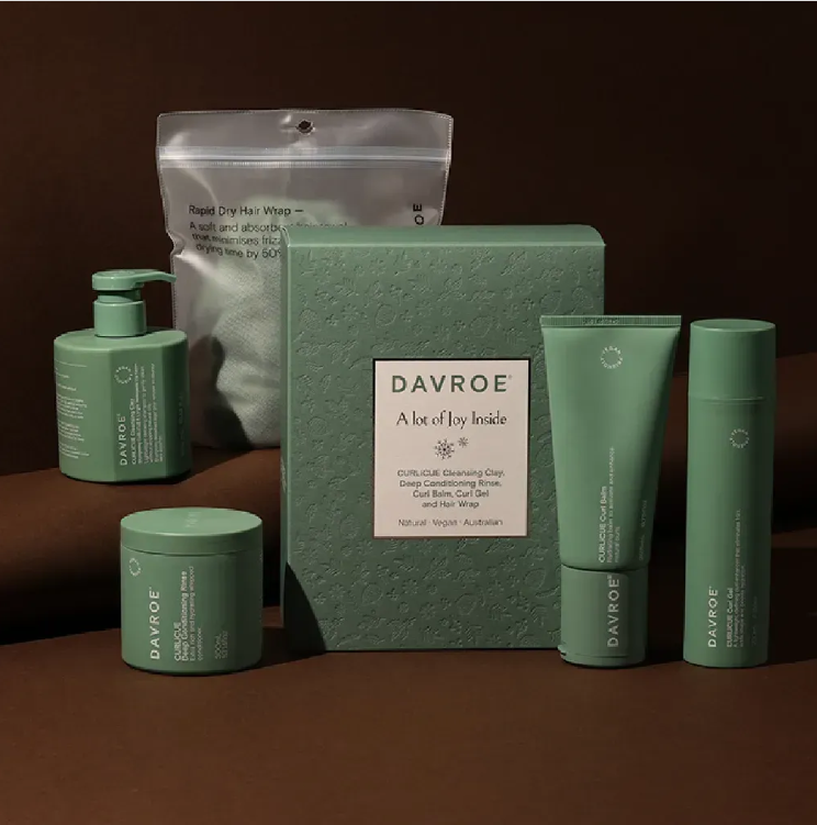 Різдвяний набір для кучерявого волосся Davroe Xmas Curlicue Quad Pack 57781 фото