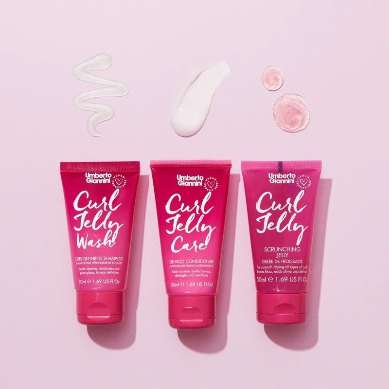 Набір Umberto Giannini для зміцнення та живлення волосся стартовий набір Curl Jelly Starter Kit 950 фото