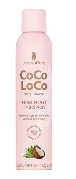 Фіксуючий спрей для волосся Lee Stafford Coco Loco & Agave Firm Hold Hairspray – ідеальна фіксація та догляд