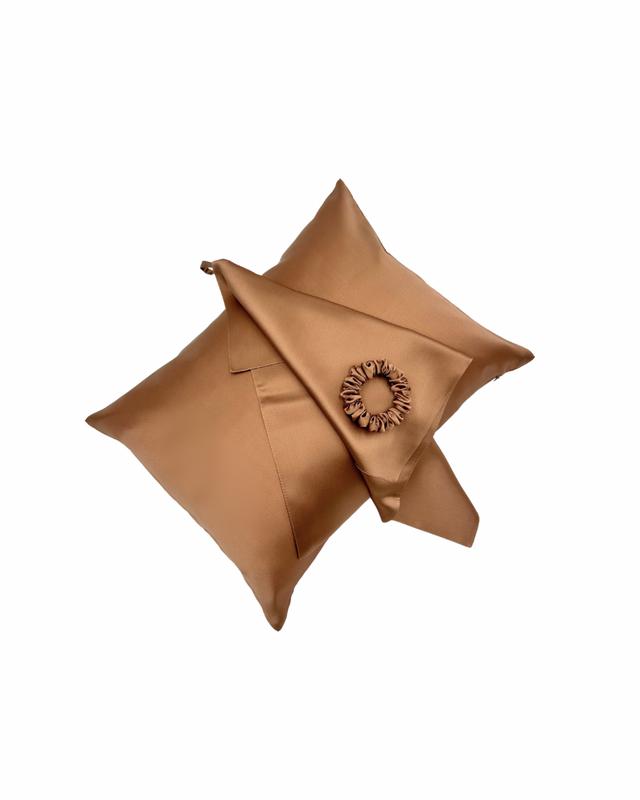 Сет шовкових виробів MALLOW silk&ndash; розкішний догляд для шкіри та волосся 301114 фото