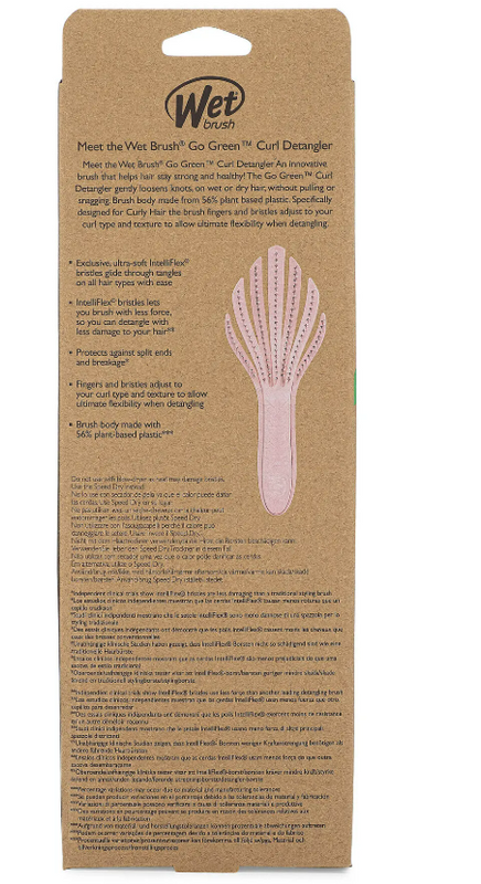 Екологічна щітка для кучерявого волосся Wet Brush Go Green Curl Detangler 25366 фото