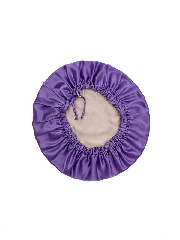 Шовкова шапочка для сну розмір L MALLOW silk 100% шовк у кого середньої довжини волосся 1042 фото