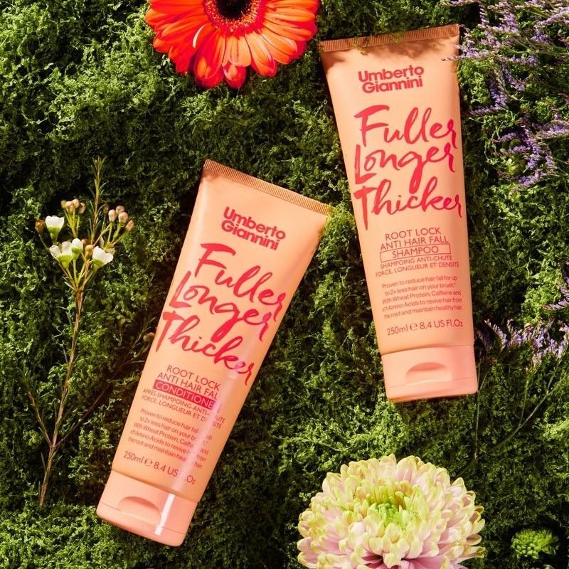 Зміцнюючий кондиціонер від випадіння волосся Umberto Giannini Fuller Longer Thicker Root Lock Anti-Hair Fall Conditioner 03153 фото