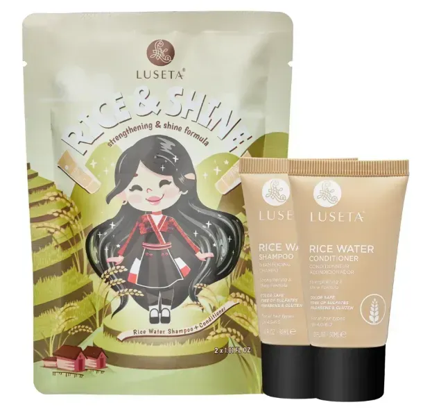 Luseta Beauty Rice Water Shampoo & Conditioner Set – набір з рисовою водою для відновлення та блиску волосся