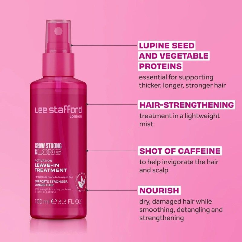 Спрей-активатор Lee Stafford Grow Strong & Long Activation Leave-In Treatment для росту волосся незмивний 1307 фото