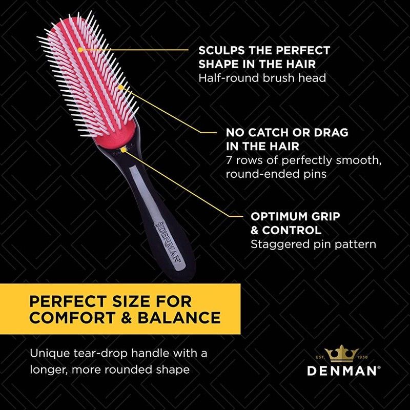 Гребінець Denman D3 STYLER ORIGINAL 7 рядків - колір на вибір 448 фото