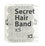 Силіконові резинки для волосся прозорі idHair Secret Hair Band 578622 фото