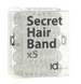 Силіконові резинки для волосся прозорі idHair Secret Hair Band 578622 фото 1