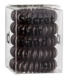Силіконові резинки для волосся коричневі idHair Secret Hair Band 578621 фото