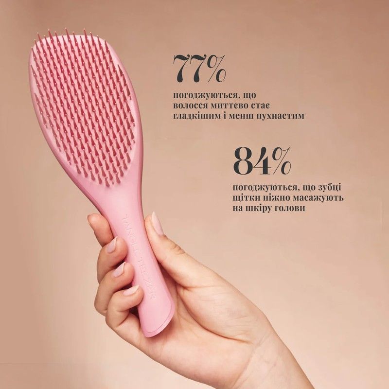 Щітка для прямого та хвилястого волосся Tangle Teezer The Complete Carebrush Satin Rose tt104 фото