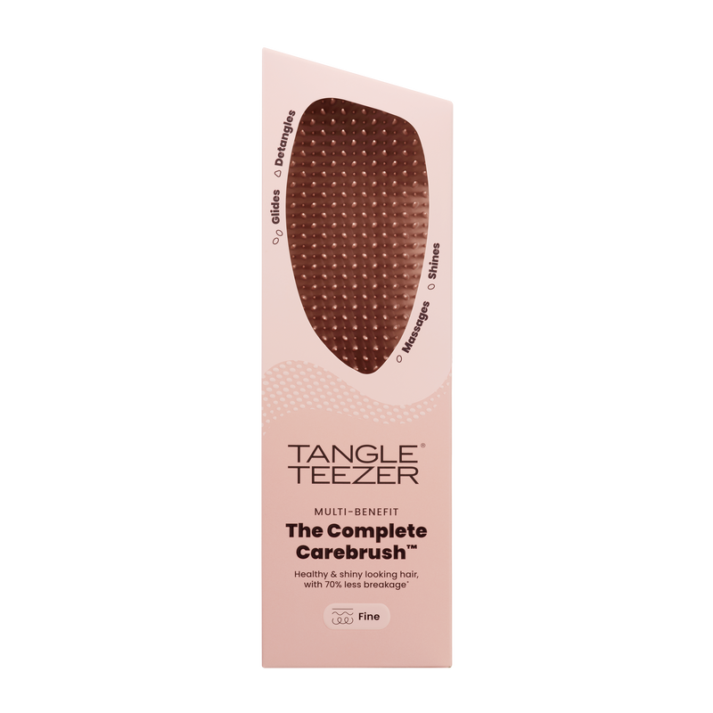 Щітка для тонкого та слабкого волосся Tangle Teezer The Complete Carebrush Fine Glazed Mocha tt105 фото