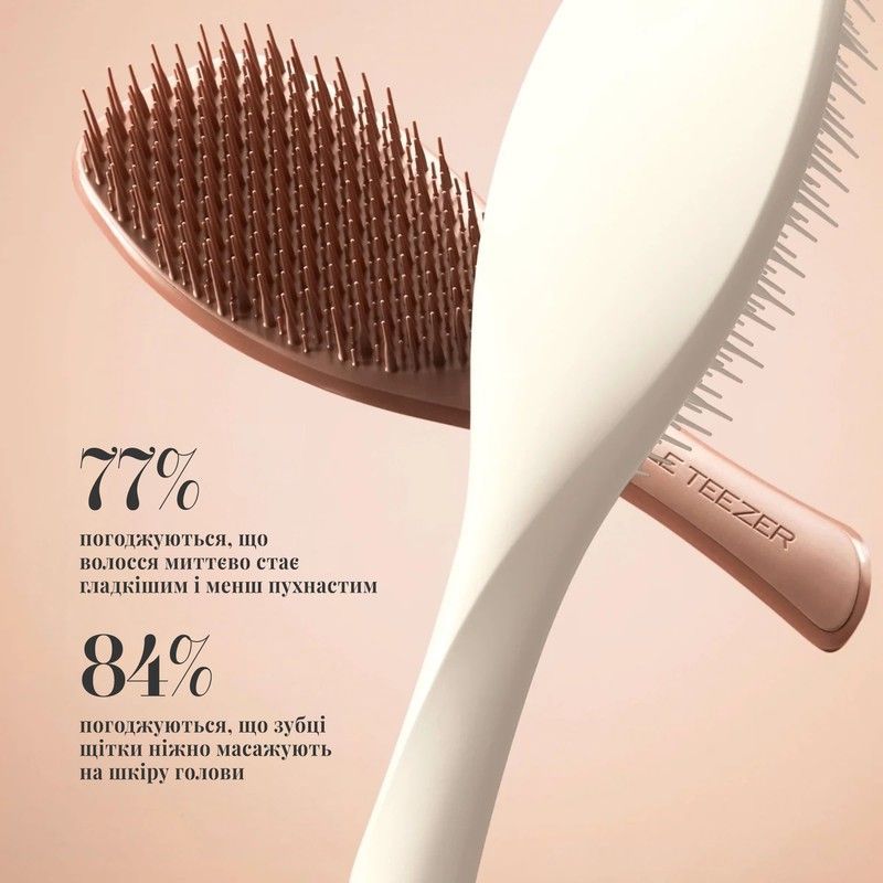 Щітка для тонкого та слабкого волосся Tangle Teezer The Complete Carebrush Fine Glazed Mocha tt105 фото