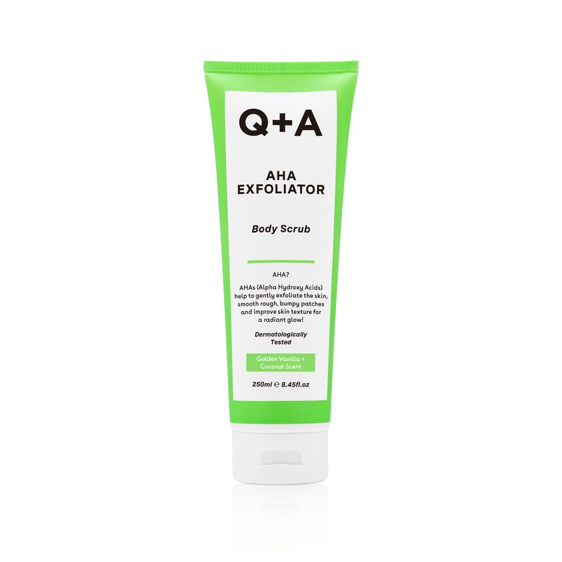 Скраб для тіла з AHA-кислотами Q+A AHA Exfoliator Body Scrub qa9 фото