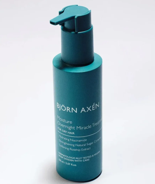 Нічний зволожувальний догляд для сухого волосся BJORN AXEN Moisture Overnight Miracle Treatment  03176 фото