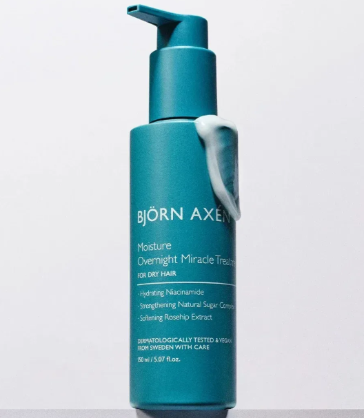 Нічний зволожувальний догляд для сухого волосся BJORN AXEN Moisture Overnight Miracle Treatment  03176 фото