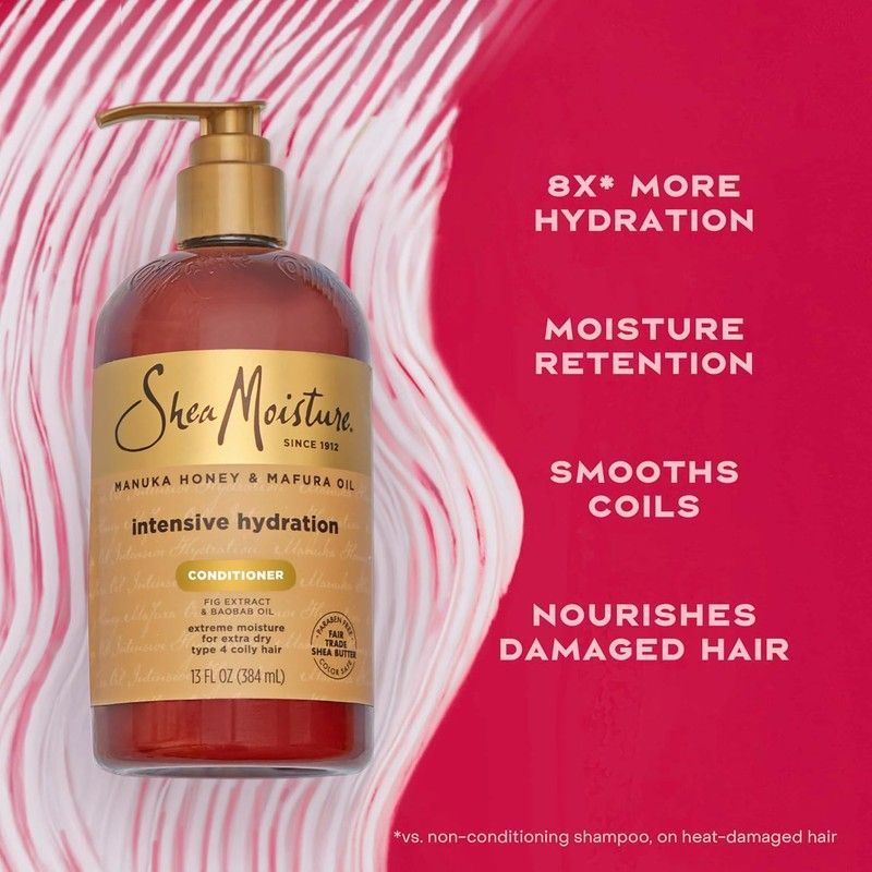 Кондиціонер Shea Moisture Manuka honey & Mafura Oil для кучерявого волосся 21 фото
