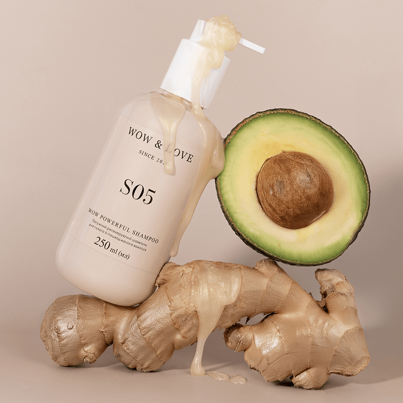 Потужний регенеруючий шампунь для сухого та пошкодженого волосся S05 WOW & LOVE Powerful Shampoo w6 фото