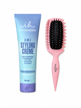 Набір для укладки кучерів крем Invisibobble та гребінець MALLOW Define&Volume nabir19 фото