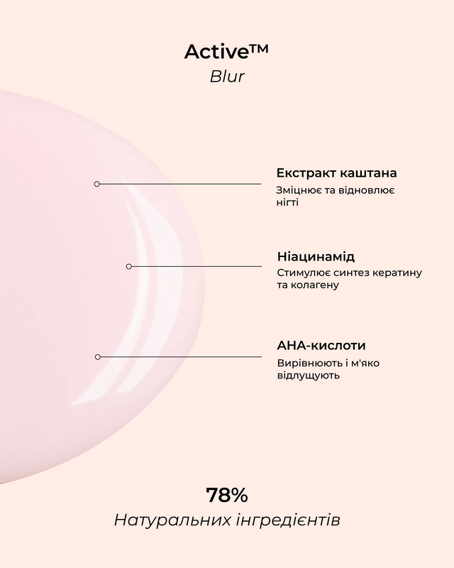 Лак для нігтів з матовим фінішем Manucurist Active Blur mc35 фото