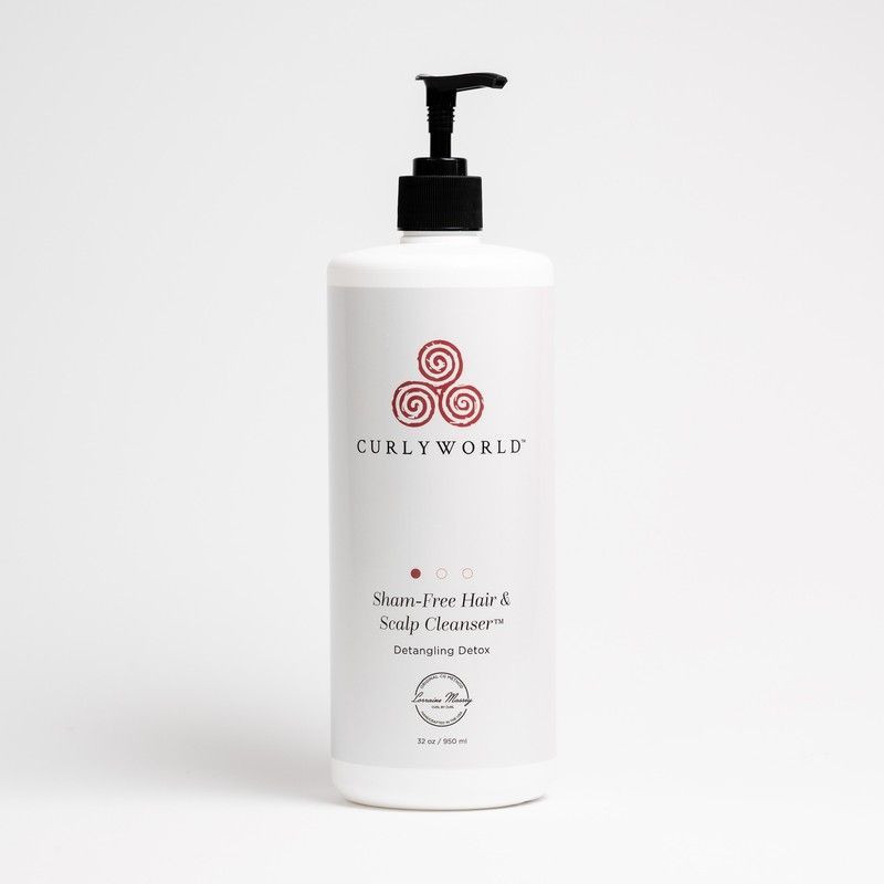 Шампунь CurlyWorld sham-free scalp cleanser дбайливо очищає шкіру голови і волосся 273 фото