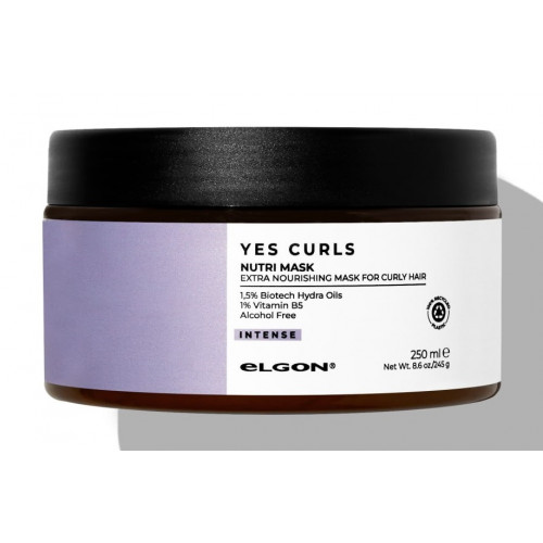 Маска живильна для кучерявого волосся Elgon Yes Curls Nutri Mask 8332 фото