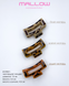 Крабик леопардовий глянцевий MALLOW accessories , довжина 10 см 866 фото 1