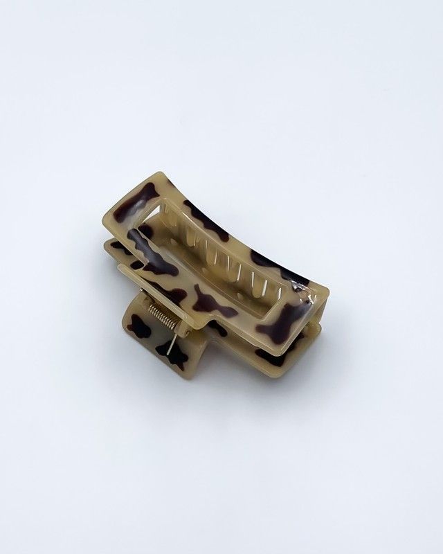 Крабик леопардовий глянцевий MALLOW accessories , довжина 10 см 866 фото