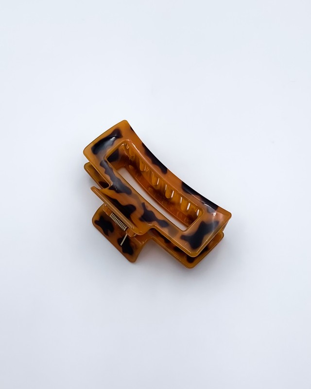 Крабик леопардовий глянцевий MALLOW accessories , довжина 10 см 866 фото