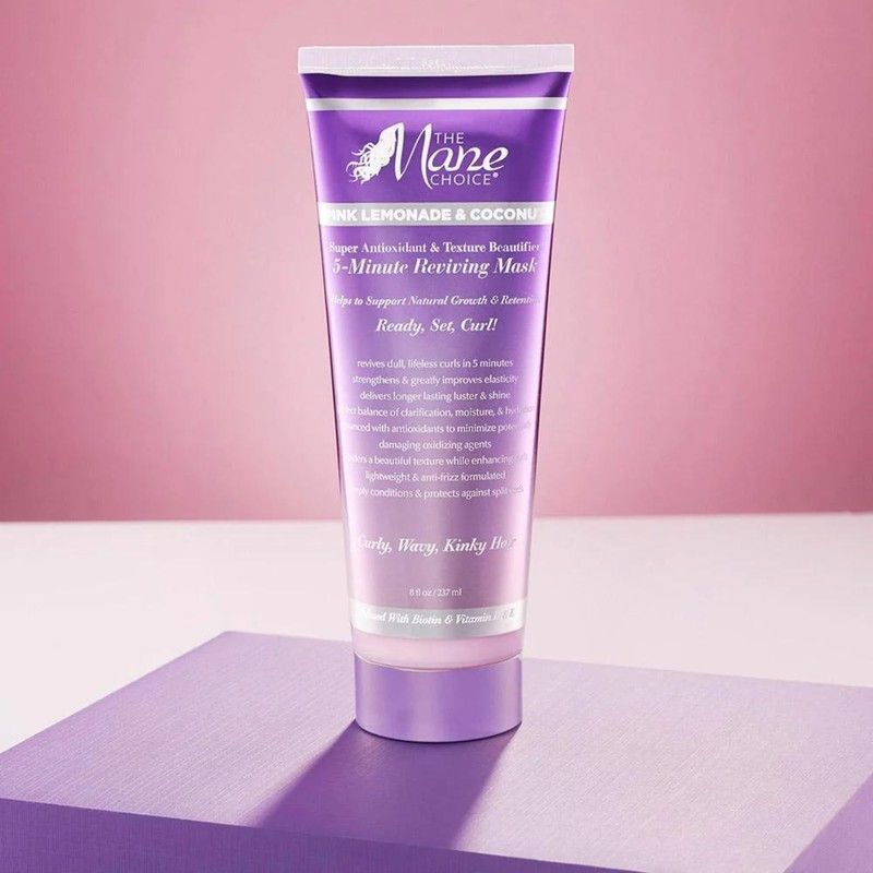 Маска The Mane Choice відновлююча 5-хвилинна Pink Lemonade & Coconut Super Antioxidant & Texture Beautifier 5-Minute Reviving Mask 13018 фото