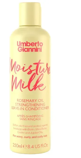 Незмивний кондиціонер для кучерів з розмарином і біотином — Umberto Giannini Moisture Milk