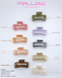 Крабик напівпрозорий глянцевий MALLOW accessories , довжина 10 см 771 фото 1