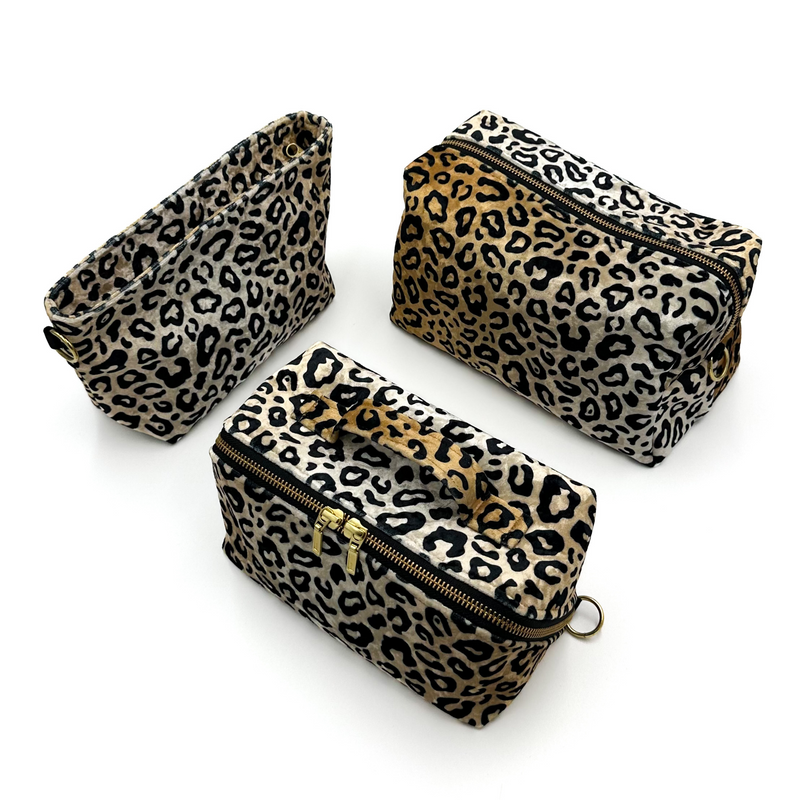 Косметичка MALLOW accessories колір леопард розмір L 1295 фото