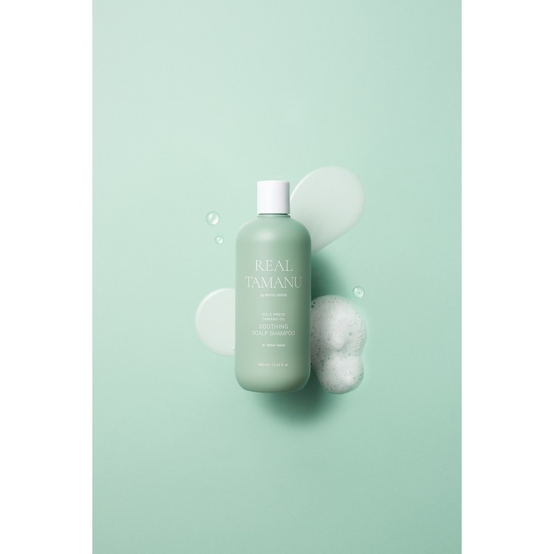 Шампунь Rated Green Real Tamanu заспокійливий з маслом таману COLD PRESSED TAMANU OIL SOOTHING SCALP SHAMPOO 1262-RT фото