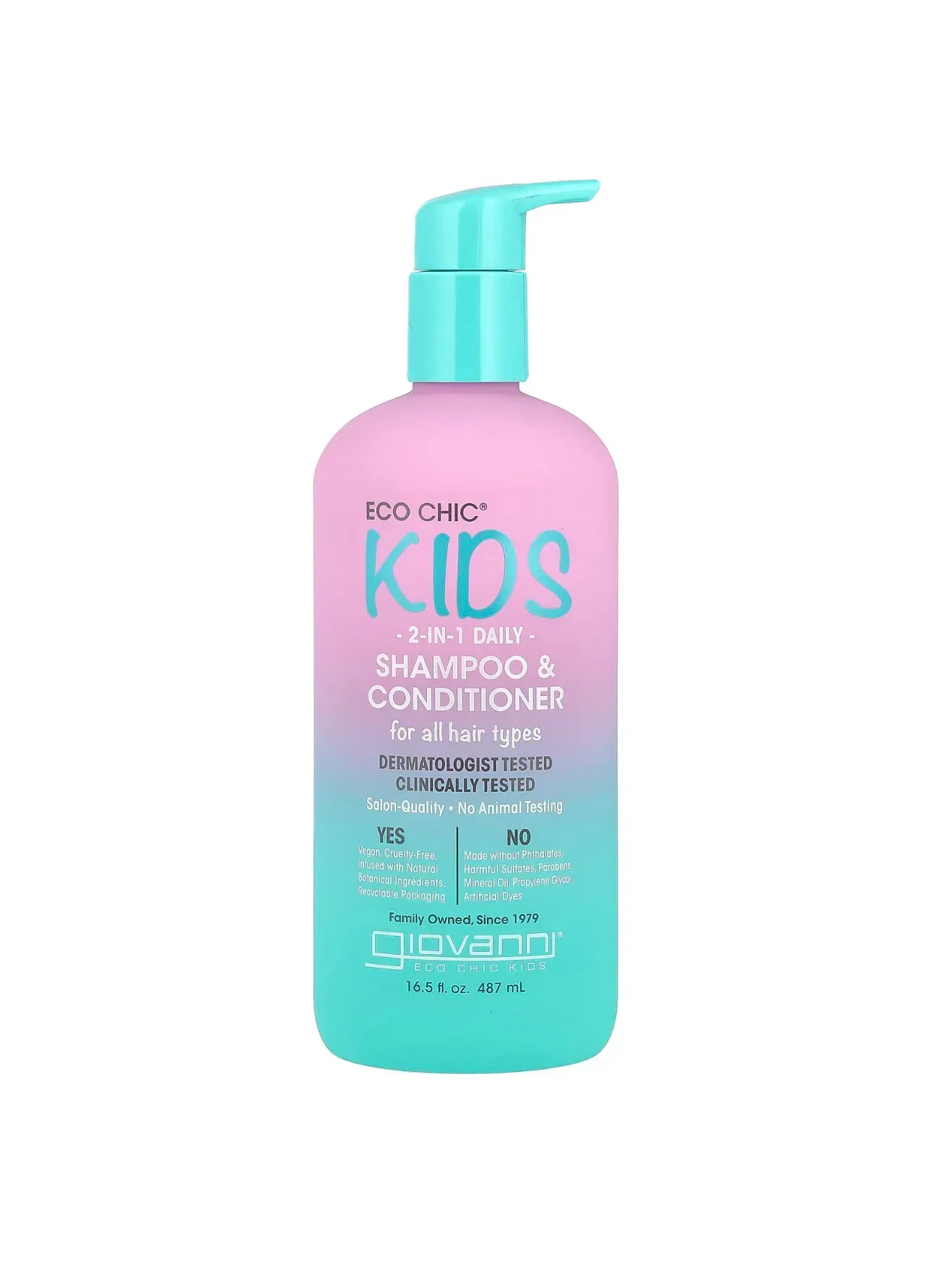 Giovanni Eco Chic Kids 2-in-1 Daily Shampoo & Conditioner – дитячий шампунь та кондиціонер 2-в-1