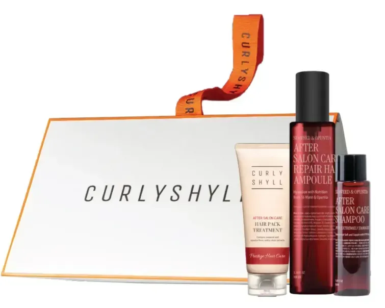 CURLYSHYLL Набір “Догляд, як після салону” – Відновлення для пошкодженого волосся
