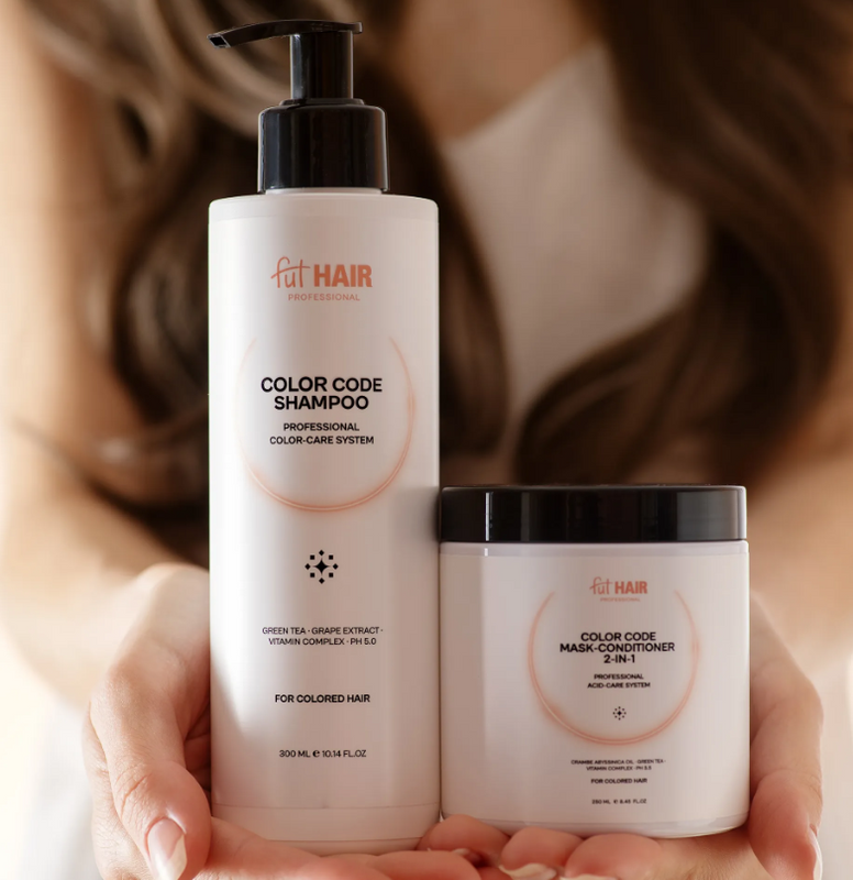 Маска-кондиціонер 2-в-1 для фарбованого волосся FutHAIR Color Code Mask-Conditioner 2-in-1  0373_250 фото