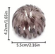 Зажим-заколка для волосся глянцева Mallow accessories 01_11 фото 5